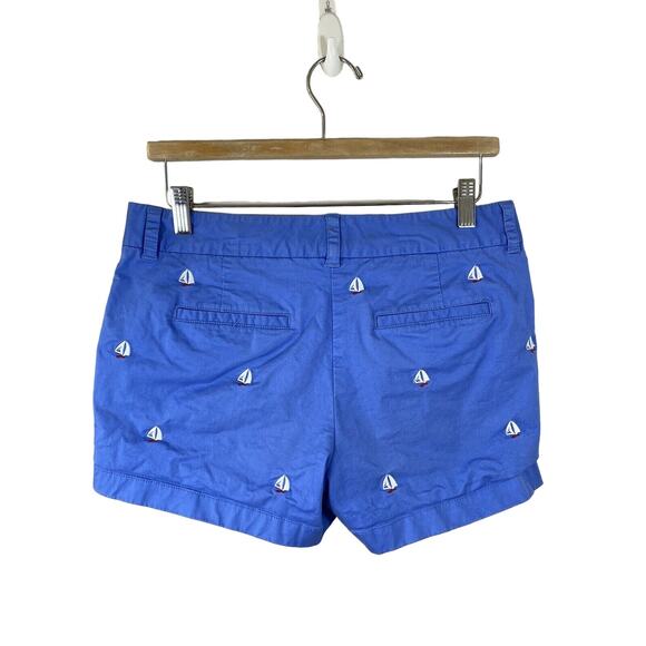Vineyard Vines Blue with Embroidered Sail Boats Shorts Size 6 - Picture 4 of 7